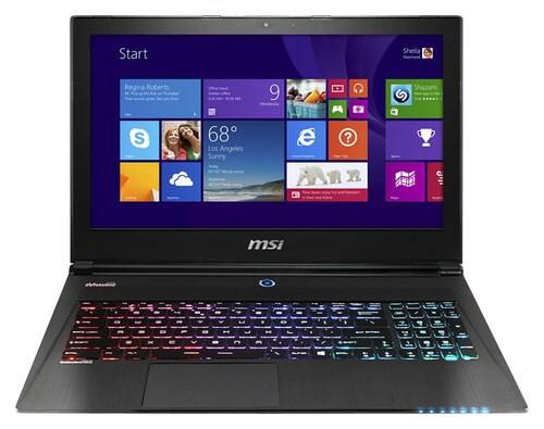 MSI - GS60 Ghost-607 15.6" Laptop - Intel Core i7 - 16GB Memory - 1TB Hard Drive + 128GB Solid State Drive - Aluminum Gray - Larger Front