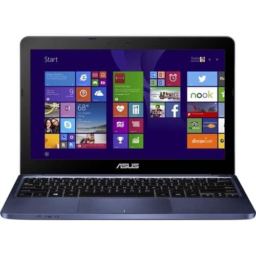 Asus - 11.6" EeeBook Netbook - 2 GB Memory - Dark Blue - Larger Front