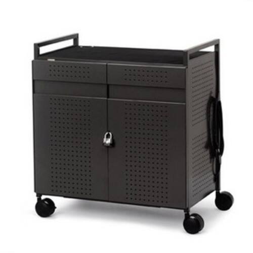 Bretford - Basics Laptop Storage Mobile Cart - Anthracite - Larger Front