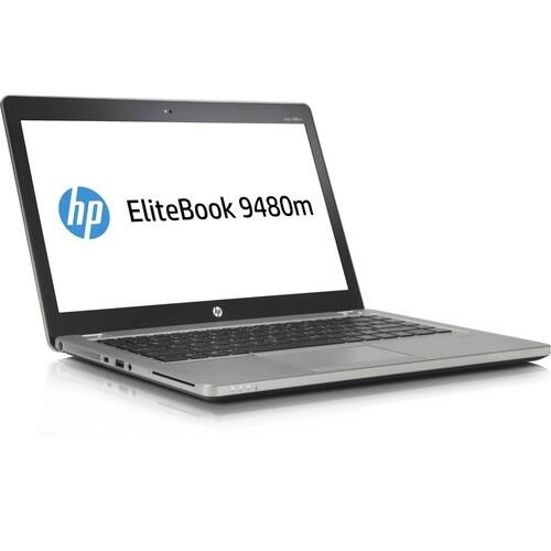 HP - 14" EliteBook Folio Ultrabook - 8 GB Memory and 256 GB Solid State Drive - Platinum - Larger Front