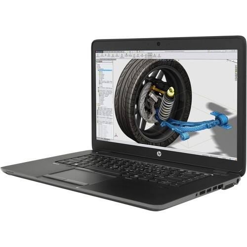 HP - 15.6" ZBook Notebook - 16 GB Memory and 256 GB Solid State Drive - Black - Larger Front