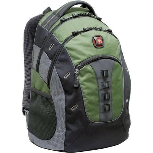 Wenger - Laptop Backpack - Green - Larger Front