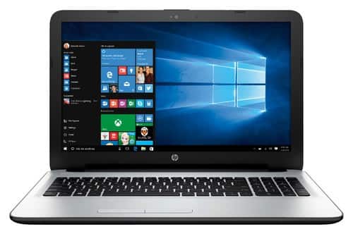 HP - 15.6" Touch-Screen Laptop - AMD A6-Series - 4GB Memory - 500GB Hard Drive - White/Silver - Larger Front
