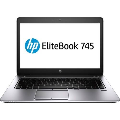 HP - 14" EliteBook Notebook - 4 GB Memory and 180 GB Solid State Drive - Carbon - Larger Front
