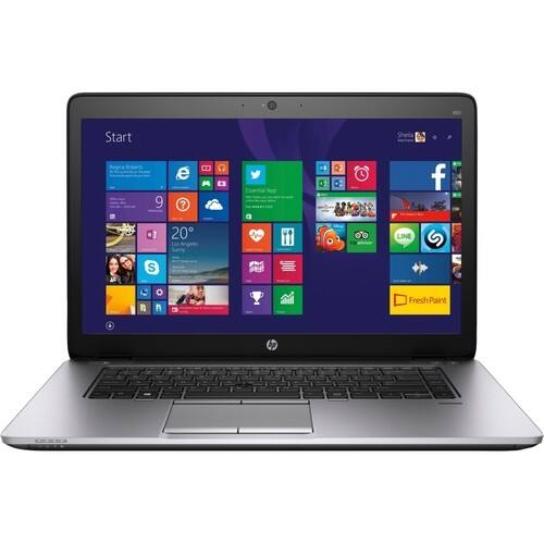 HP - 14" EliteBook Notebook - 4 GB Memory and 128 GB Solid State Drive - Silver - Larger Front