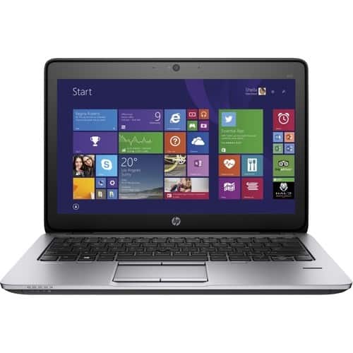 HP - 12.5" EliteBook Notebook - 4 GB Memory and 256 GB Solid State Drive - Carbon Silver - Larger Front