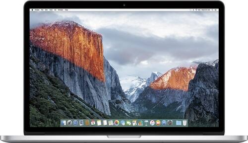 Apple - 15.4" MacBook Pro Notebook - 16 GB Memory and 512 GB Solid State Drive - Silver Aluminum - Larger Front