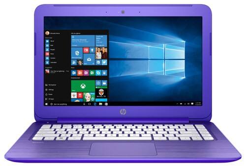 HP - 13.3" Stream Notebook - 2 GB Memory - Purple Violet - Larger Front