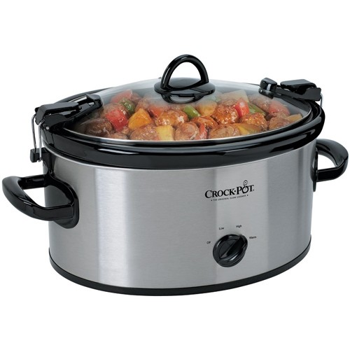 Crock-pot - Slow Cooker - Stainless Steel - Larger Front