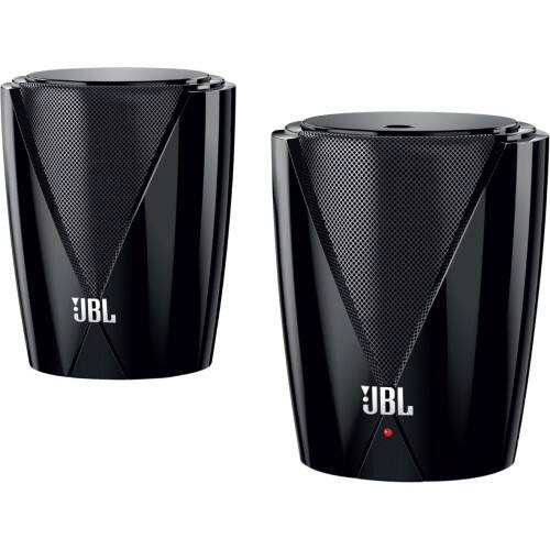 JBL Jembe 2-Piece Powered Computer Speaker System with Built-in Amplifier (Black)