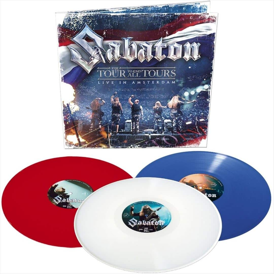 Tour To End All Tours Live In Amsterdam Red White Blue Vinyl LP