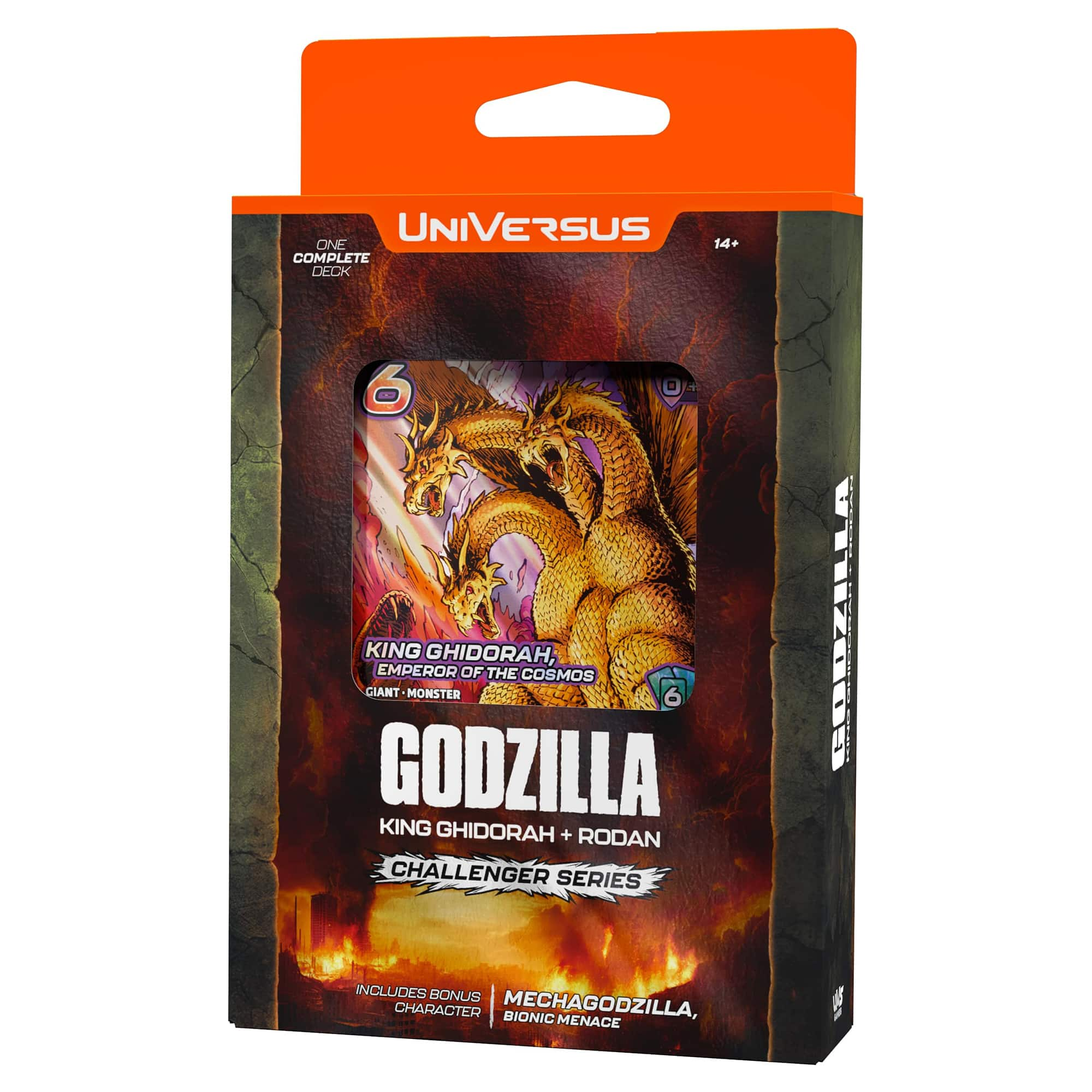 Jasco Games UniVersus Godzilla Challenger Series King Ghidorah Rodan