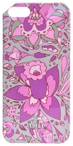 Altec - Hard Shell Fashion Case for Apple® iPhone® 5 and 5s - Purple/Gray - Larger Front
