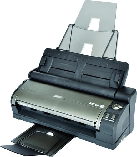 Xerox - DocuMate 3115 Mobile Scanner with Desktop Docking Station - Black - Larger Front
