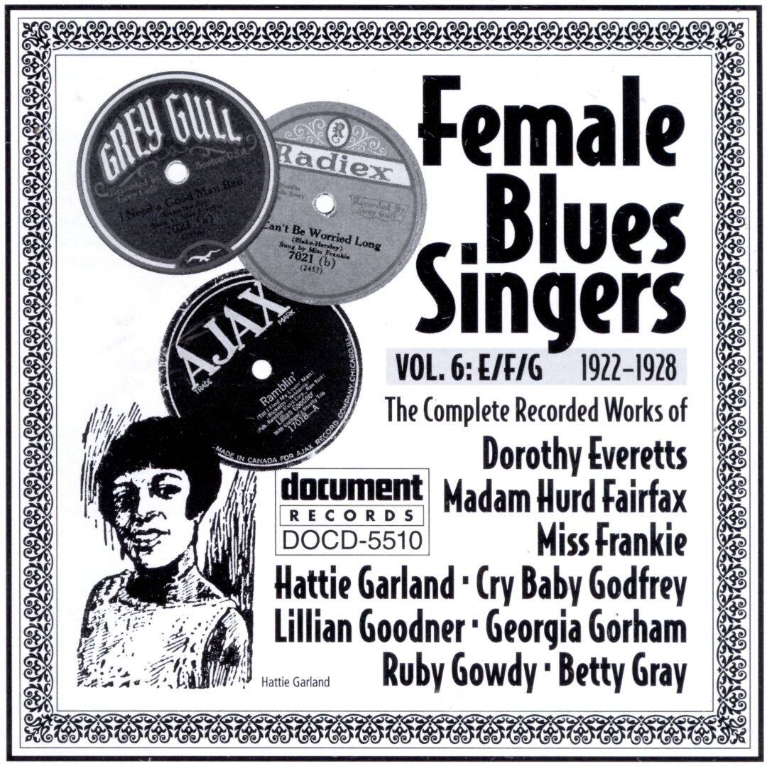 Best Buy Female Blues Singers Vol 6 E F G 1922 1928 CD