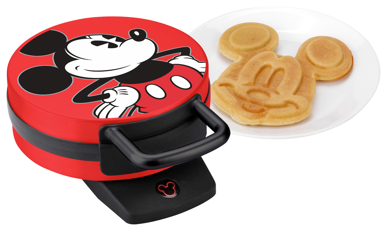 Disney Classic Mickey Mouse Waffle Maker Red DCM-12 - Best Buy