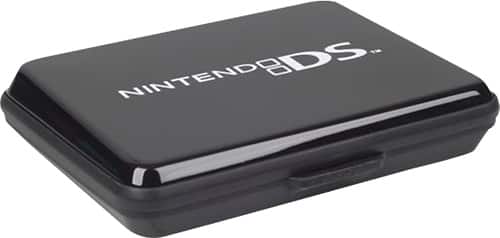 Power A - Universal Hard Case for Nintendo DS, DS Lite, DSi, DSi XL, 3DS and 3DS XL - Black - Angle