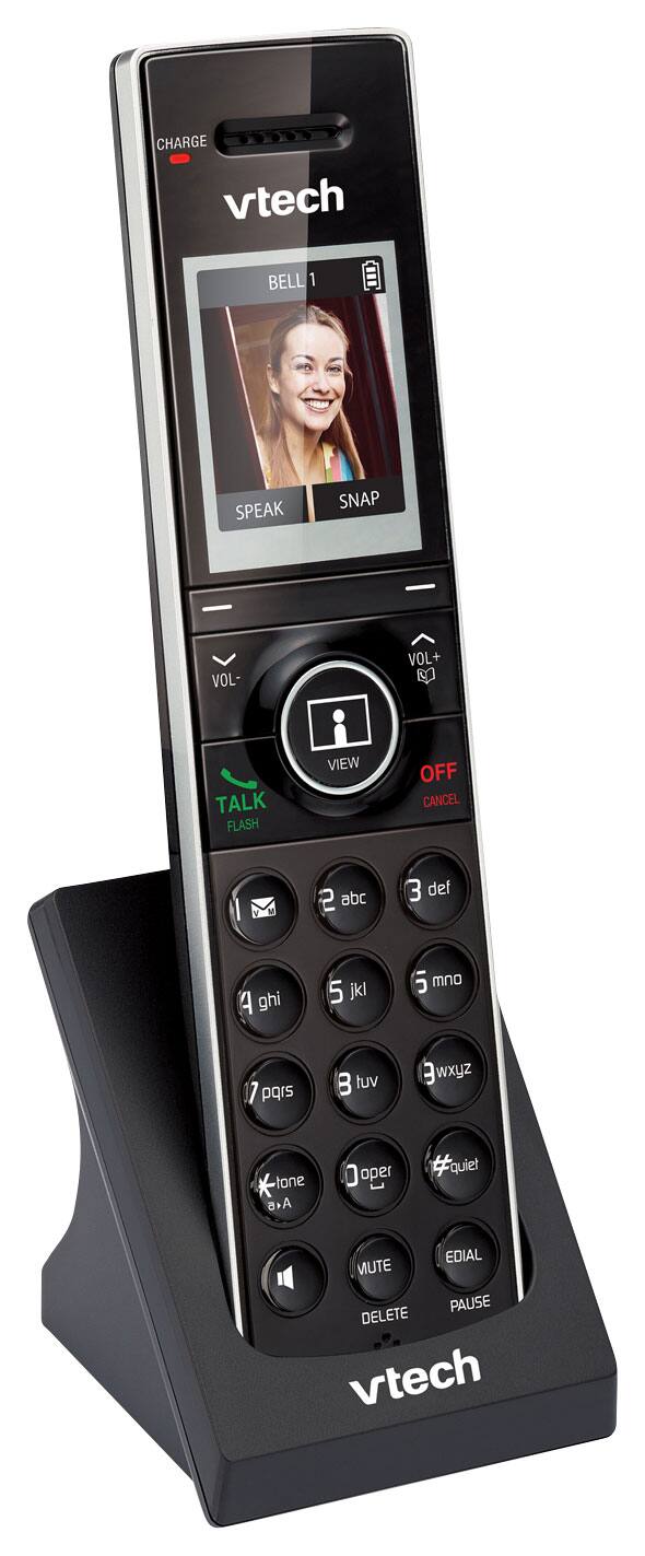VTech - IS7101 DECT 6.0 Cordless Expansion Handset - Black - Alternate View 12