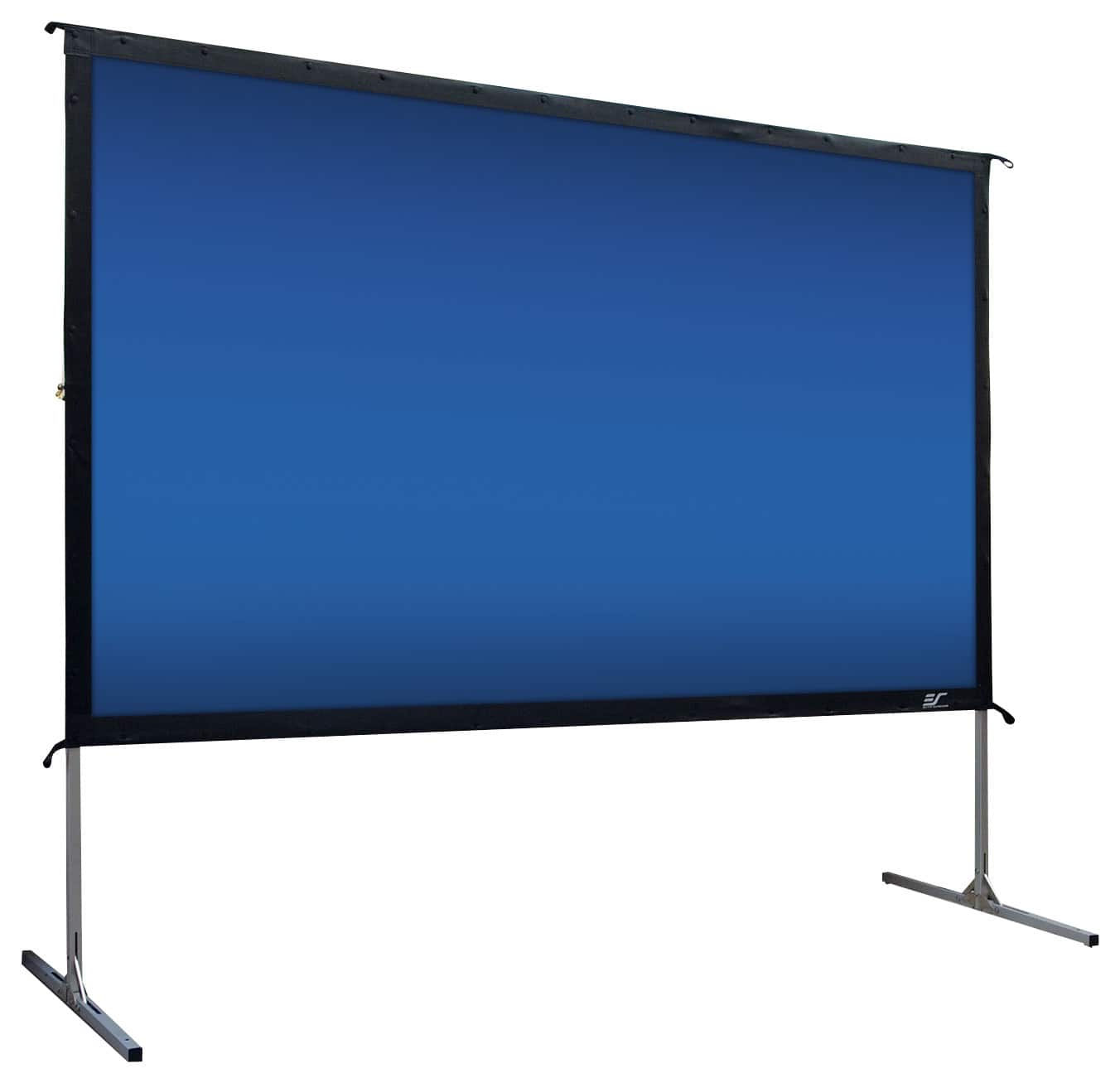 Elite Screens - YardMaster2 100" Outdoor Projector Screen - Silver - Larger Front