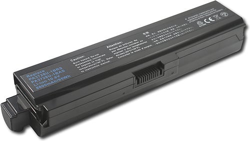 Lenmar - Lithium-Ion Battery for Select Toshiba Laptops - Black - Alternate View 1