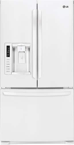 LG LFX28978SW 27.6 Cu. Ft. French Door Refrigerator with Thru-the-Door Ice and Water - Smooth White