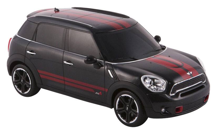 WebRC - 1:24 Mini JCW Radio-Control Car - Black - Larger Front