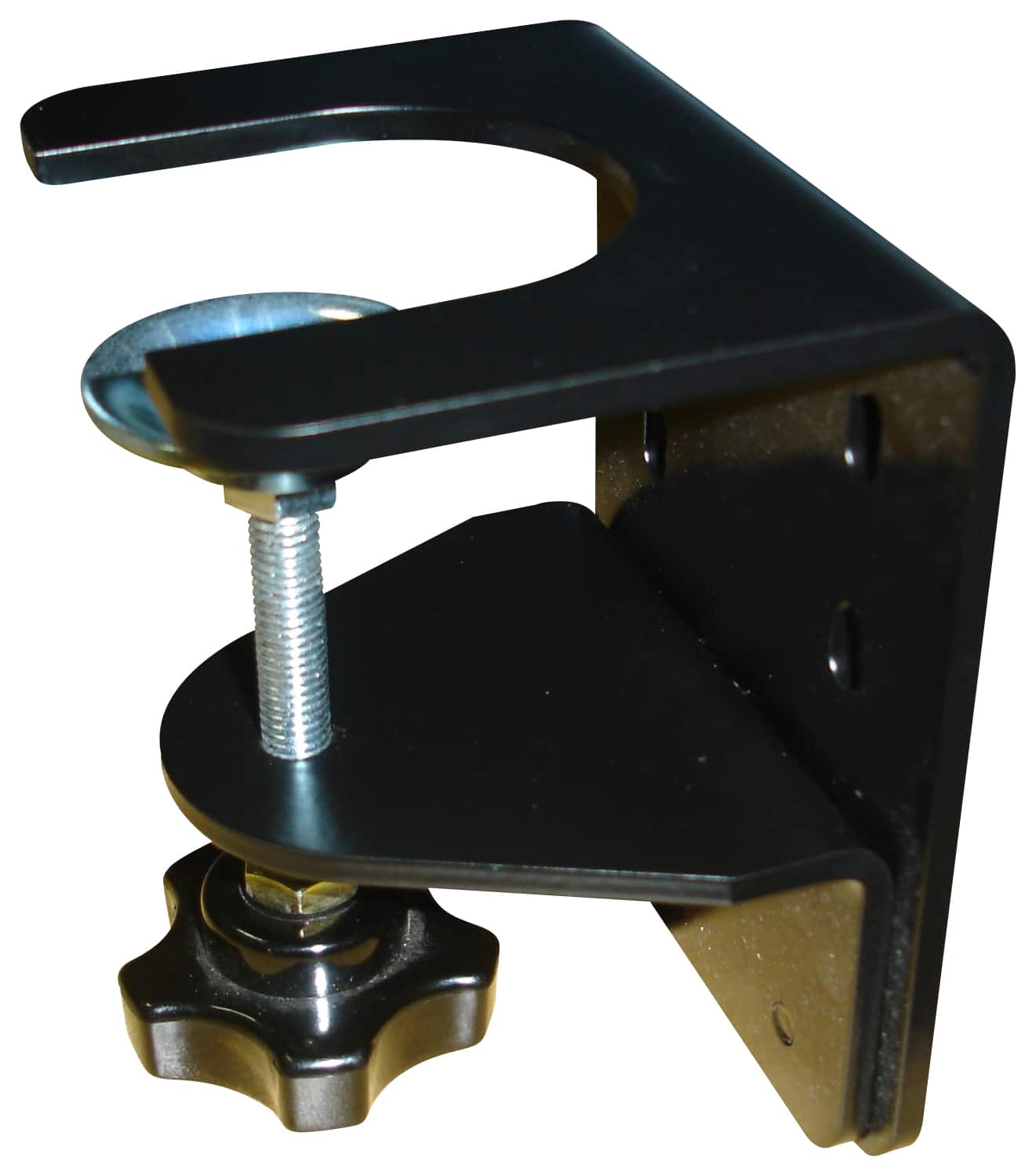 DoubleSight - Desk Clamp for Select DoubleSight Flex Stands - Black - Larger Front