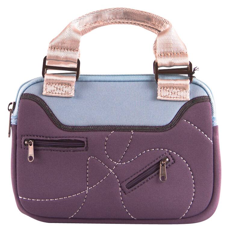 Looptworks - Hoptu 7" Travel Laptop Sleeve - Blue/Bright Blue - Larger Front