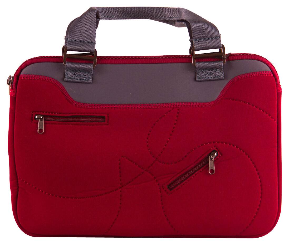 Looptworks - Hoptu 11" Travel Laptop Sleeve - Maroon - Larger Front