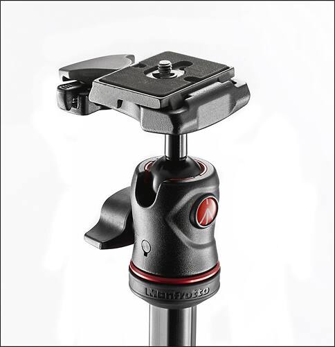 Manfrotto - Befree 56.7" Tripod - Black - Alternate View 15