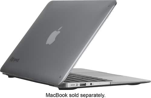 Speck - SmartShell Case for 11" Apple® MacBook® Air - Gray - Angle