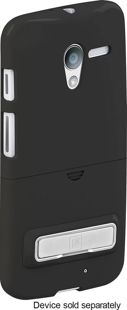 Platinum Series - Kickstand Case with Holster for Motorola Moto X Cell Phones - Black - AlternateView1 Zoom