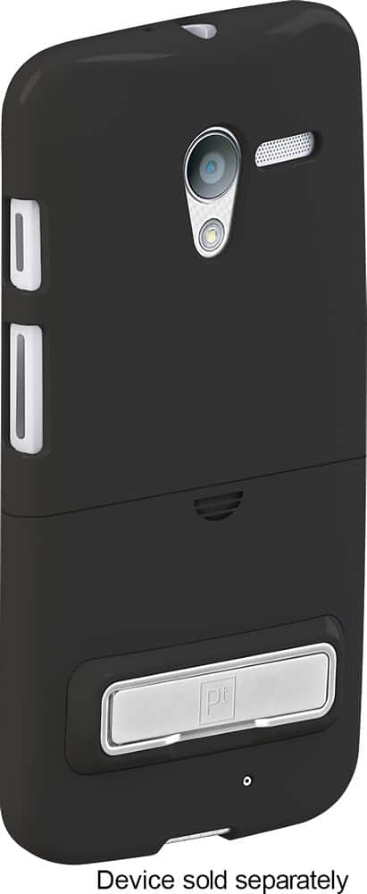 Platinum Series - Kickstand Case with Holster for Motorola Moto X Cell Phones - Black - AlternateView1 Zoom