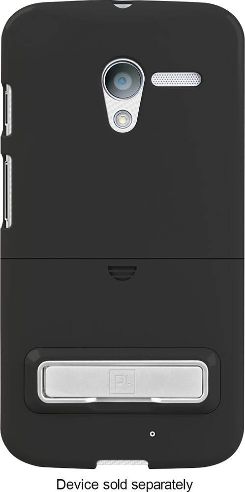 Platinum Series - Kickstand Case with Holster for Motorola Moto X Cell Phones - Black - AlternateView2 Zoom