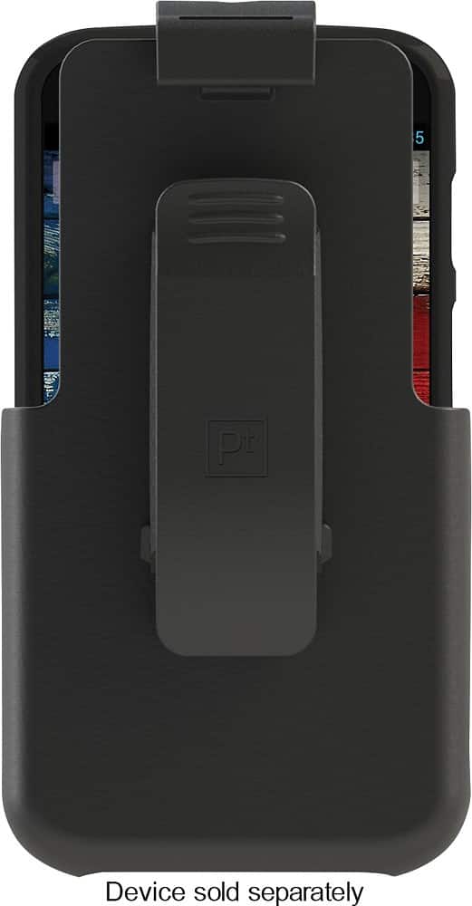 Platinum Series - Kickstand Case with Holster for Motorola Moto X Cell Phones - Black - AlternateView6 Zoom