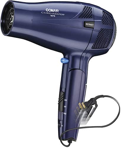 Conair - Cord-Keeper 1875W Ionic Conditioning Styler/Hair Dryer - Purple - Angle
