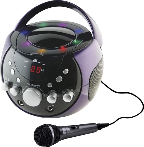 GPX J082PR CD+G Karaoke System with LED Display