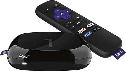 Roku - 1 Streaming Player - Black - Larger Front