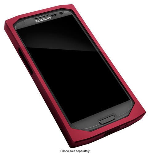 V-MODA - METALLO Case for Samsung Galaxy S III - Red - Larger Front