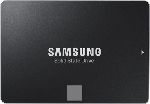 Samsung - 850 EVO 250GB Internal Serial ATA Solid State Drive for Laptops - Black - Larger Front