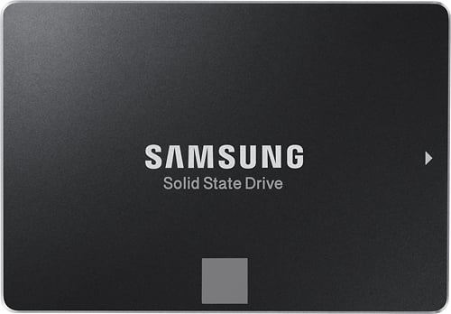 Samsung - 850 EVO 500GB Internal Serial ATA Solid State Drive for Laptops - Black - Larger Front