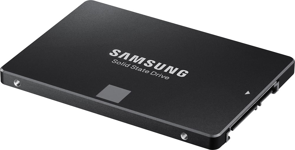 Samsung - 850 EVO 500GB Internal Serial ATA Solid State Drive for Laptops - Black - AlternateView1 Zoom