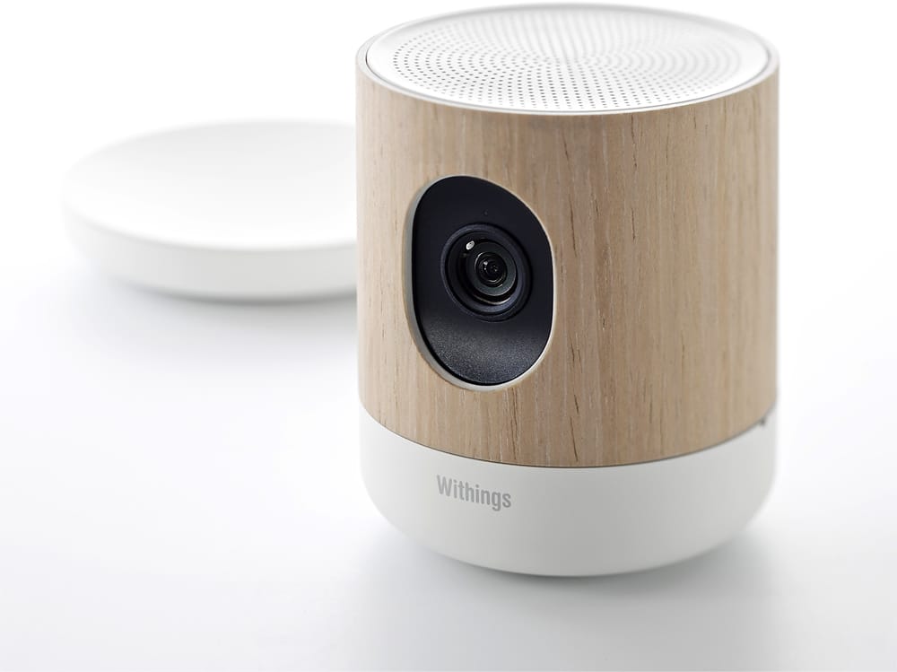 Withings - Home Wireless High-Definition IP Security Camera - Wood/White - AlternateView11 Zoom