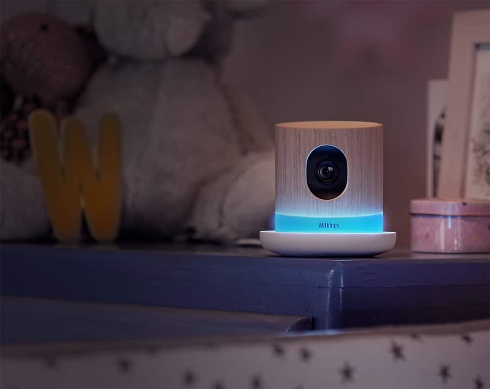 Withings - Home Wireless High-Definition IP Security Camera - Wood/White - AlternateView13 Zoom