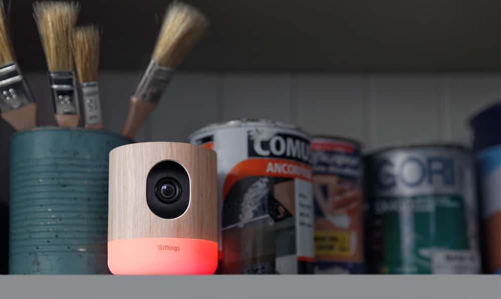 Withings - Home Wireless High-Definition IP Security Camera - Wood/White - AlternateView16 Zoom
