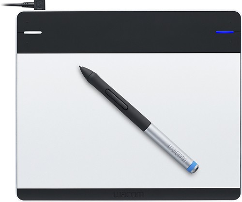 Wacom - Intuos Creative Pen Tablet Small - Silver/Black - Wacom ...