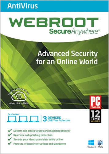 Webroot SecureAnywhere AntiVirus 2014 - Mac/Windows - Webroot ...