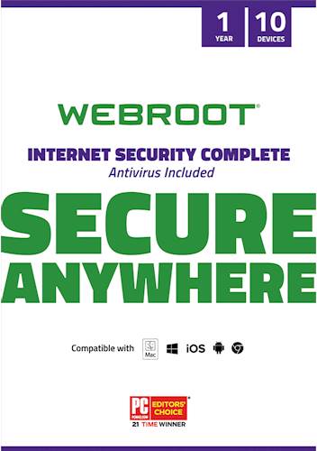 Webroot secureanywhere internet security complete 2013 5 devices