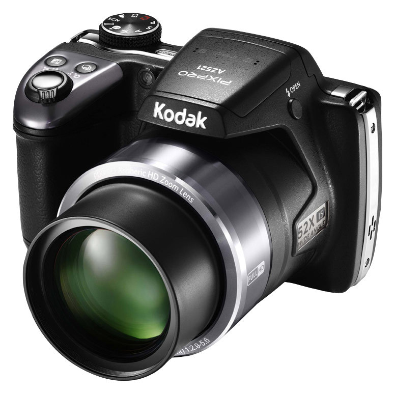 Kodak AZ521-BK 16MP Digital Camera with 52x Optical Zoom - Black