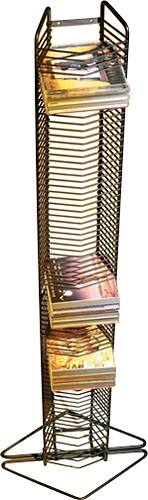 Atlantic - Onyx CD Tower - Matte Black - Angle
